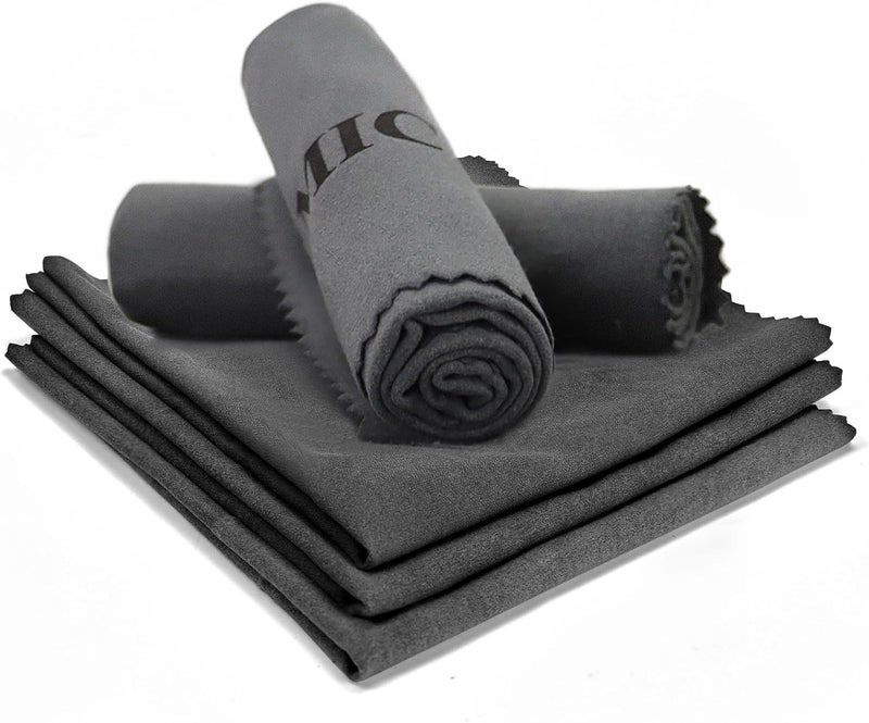 PINGMIC 12 ''×12 '' Silicon Gun Cloth and Gun Cleaning Cloths, for Firearm Cleaning and Polishing - Lint-Free Gray Cloth - Image 1